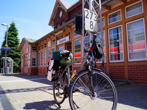 Ostseeradweg - Bahnhof Saßnitz - Rügen 2018