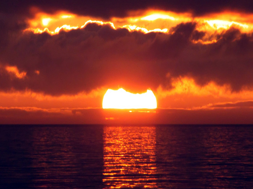 Ostseeradweg - Kap Arkona - Sonnenuntergang