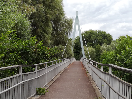 Dolgenbrodt Fahrradbrücke an Kuddels Kneipe