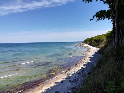 Kliffabschnitt bei Kap Arkona bis zu 35 Meter hoch