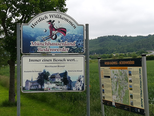 Weser Radweg - Bodenwerder „Lügenbaron“ Münchhausen