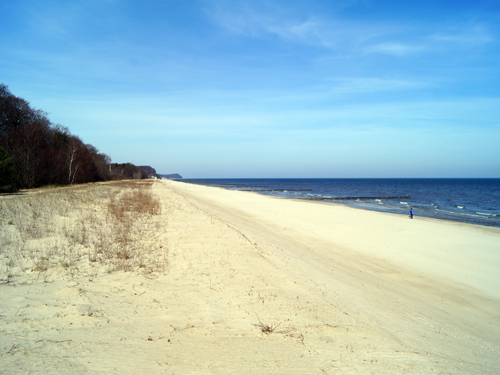 Ostseeinsel Usedom - Menschenleerer Strand