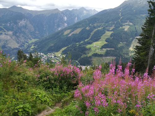 Abstieg vom Stubnerkogel nach Bad Gastein