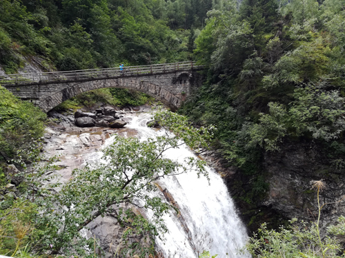 Russenbrücke von Kriegsgefangenen gebaut